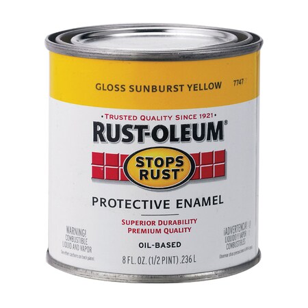 Rust-Oleum Paint.5Pt Snbrst Ylw R-O 7747-730